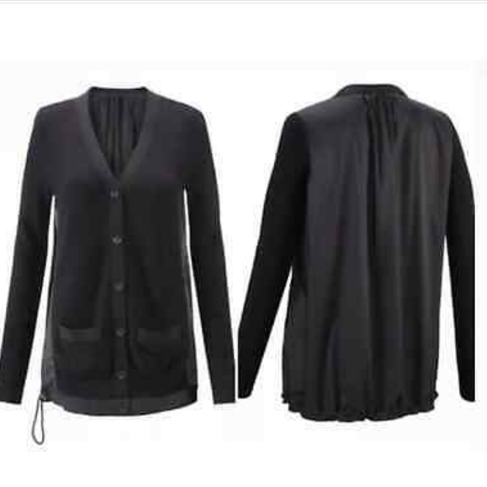 CAbi Black Cardigan Windbreaker